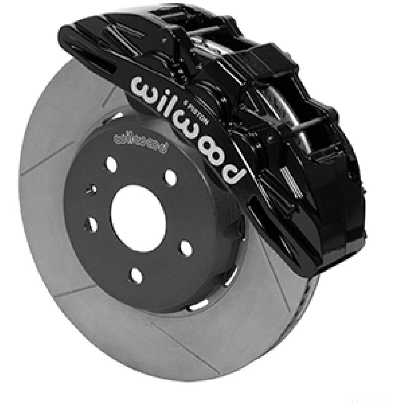 Wilwood SX6R Front Brake Kit 14in Slotted Rotors Black Calipers w/ Lines 16-19 Chevrolet Camaro SS Wilwood Big Brake Kits