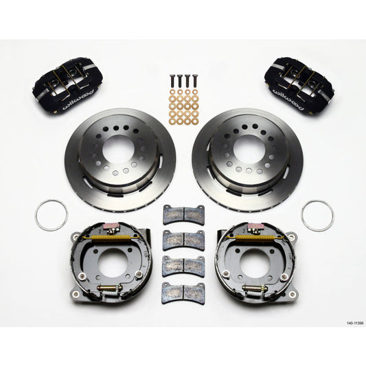 Wilwood Dynapro Low-Profile 11.00in P-Brake Kit Chevy 12 Bolt 2.75in Off w/ C-Clips Wilwood Big Brake Kits