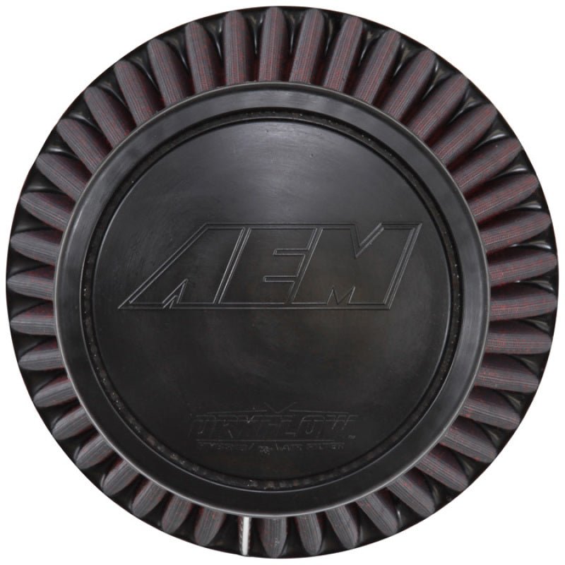 AEM Universal DryFlow Air Filter - Round Tapered - 5.125in Top OD x 7.5in Base OD x 7.125in H AEM Induction Air Filters - Universal Fit