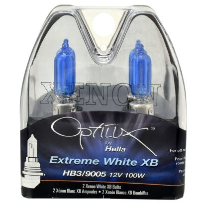 Hella HB3 9005 12V 100W Xenon White XB Bulb (Pair) Hella Driving Lights