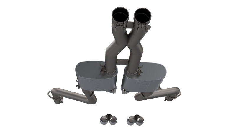 QTP 15-18 Dodge Challenger 5.7L 304SS Screamer Cat-Back Exhaust w/3in Tips