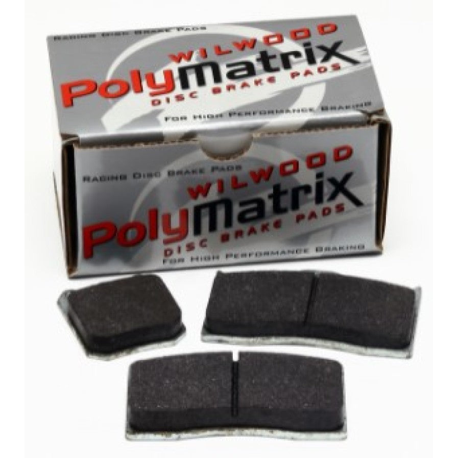 Wilwood PolyMatrix Pad Set - 6812 Q DLS DLS Floater DPS 3 Hole Wilwood Brake Pads - Performance