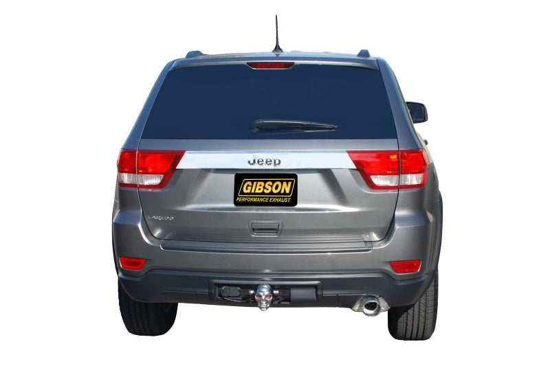 Gibson 11-12 Jeep Grand Cherokee Laredo 3.6L 2.5in Axle-Back Single Exhaust - Aluminized