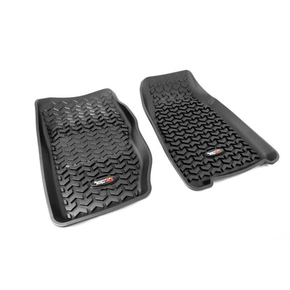 Rugged Ridge Floor Liner Front Black 1984-2001 Jeep Cherokee XJ Rugged Ridge Floor Mats - Rubber