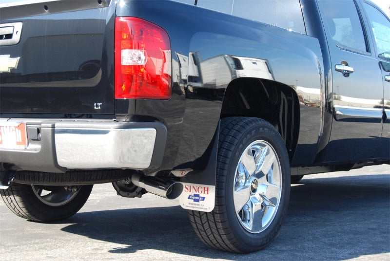 Gibson 10-13 Chevrolet Silverado 1500 LS 4.8L 2.5in Cat-Back Super Truck Exhaust - Stainless
