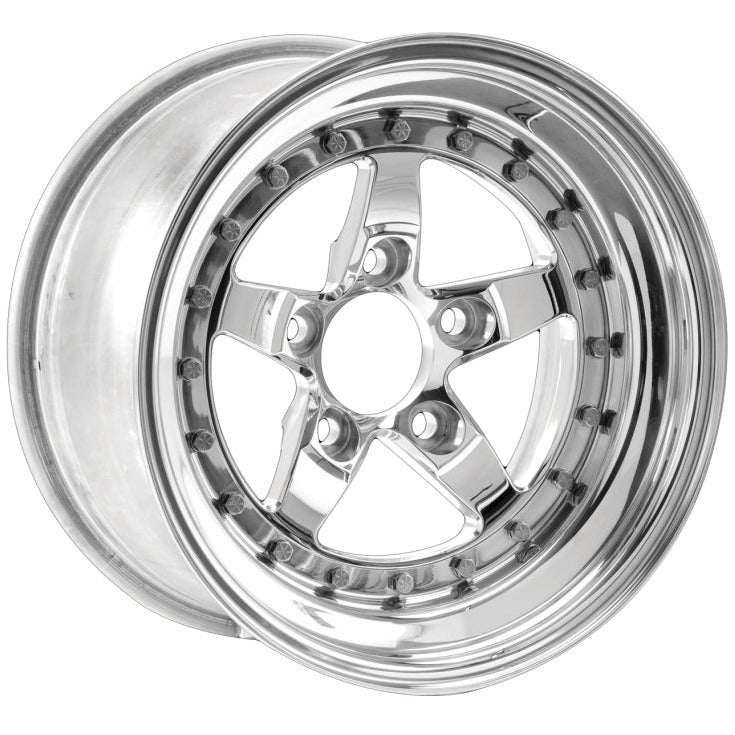 Weld Weldstar 15x10 / 5x4.5 BP / 6.5in. BS Polished Wheel - Non-Beadlock Weld Wheels - Forged