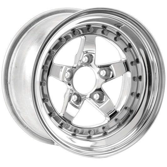 Weld Weldstar 15x7 / 5x4.75 BP / 3.5in. BS Polished Wheel - Non-Beadlock Weld Wheels - Forged