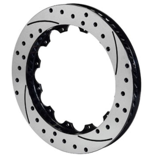 Wilwood Rotor-SRP48 SPC-37-LH-BLK-Drill 12.88 x 1.00 - 12 on 8.75in Wilwood Brake Rotors - 2 Piece