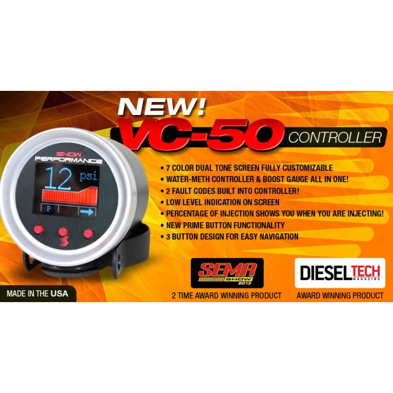 Snow Performance Stg 2 Boost Cooler Water Injection Kit TD Univ. (SS Braided Line and 4AN Fittings) Snow Performance Water Meth Kits