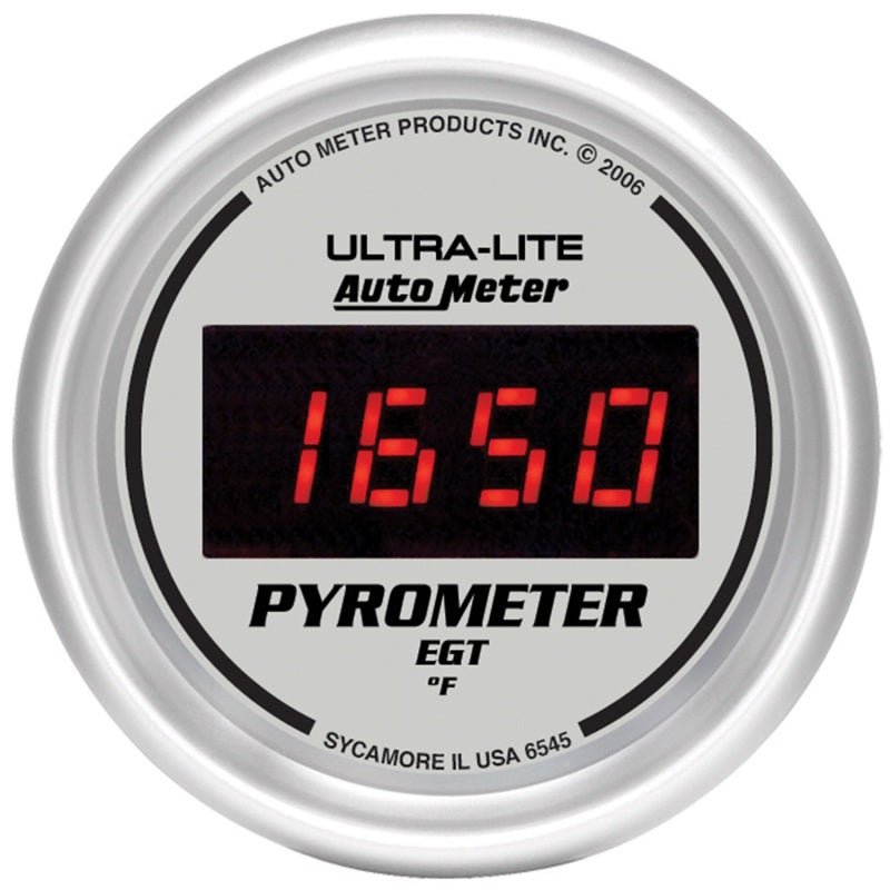 Autometer Ultra-Lite 52MM 0-2000 Degree Digital Pyrometer AutoMeter Gauges