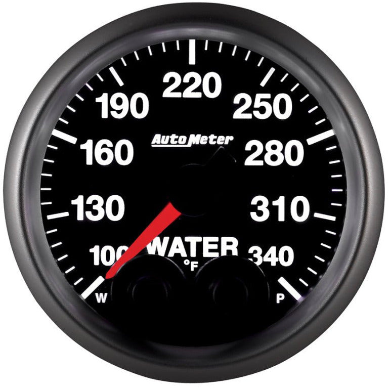 Autometer Elite 52mm 100-340 Deg F Water Temperature Peak and Warn Gauge w/ Electonic Control AutoMeter Gauges