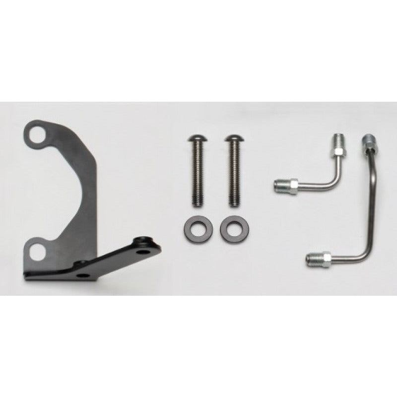 Wilwood Tandem Master Cylinder to Prop Valve Bracket R/H & Line Kit Wilwood Uncategorized