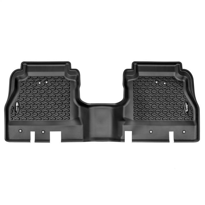 Rugged Ridge Floor Liner Kit Black F/R 20-21 Jeep Gladiator (JT) Rugged Ridge Floor Mats - Rubber