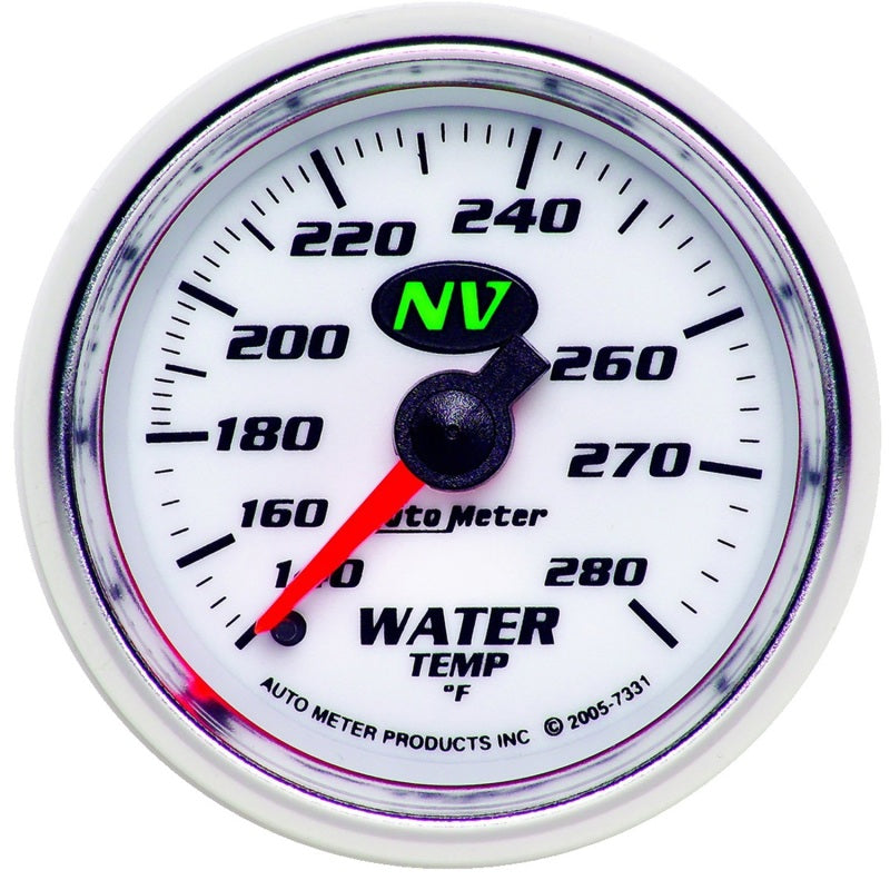 AutoMeter Gauge Water Temp 2-1/16in. 140-280 Deg. F Mechanical NV AutoMeter Gauges