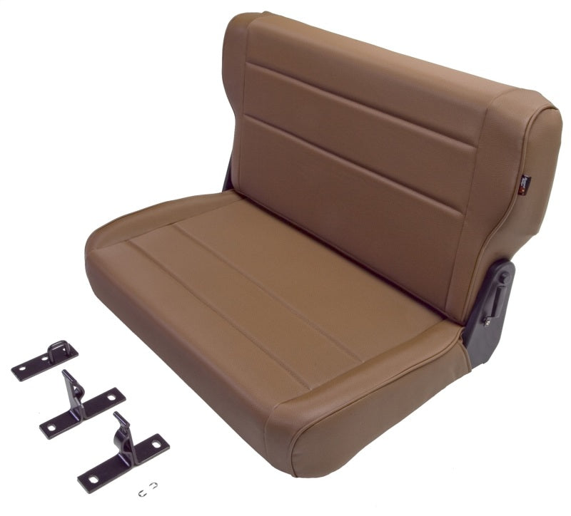 Rugged Ridge Fold & Tumble Rear Seat Spice 76-95 Jeep CJ / Jeep Wrangler Rugged Ridge Seat Releases