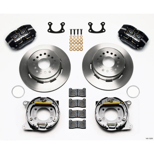 Wilwood Dynapro Dust-Boot P/S Park Brake Kit Small Ford 2.66in Offset Wilwood Big Brake Kits