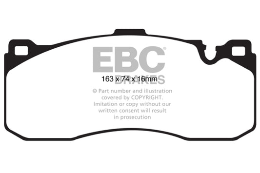 EBC 08-10 BMW 135 3.0 Twin Turbo Greenstuff Front Brake Pads