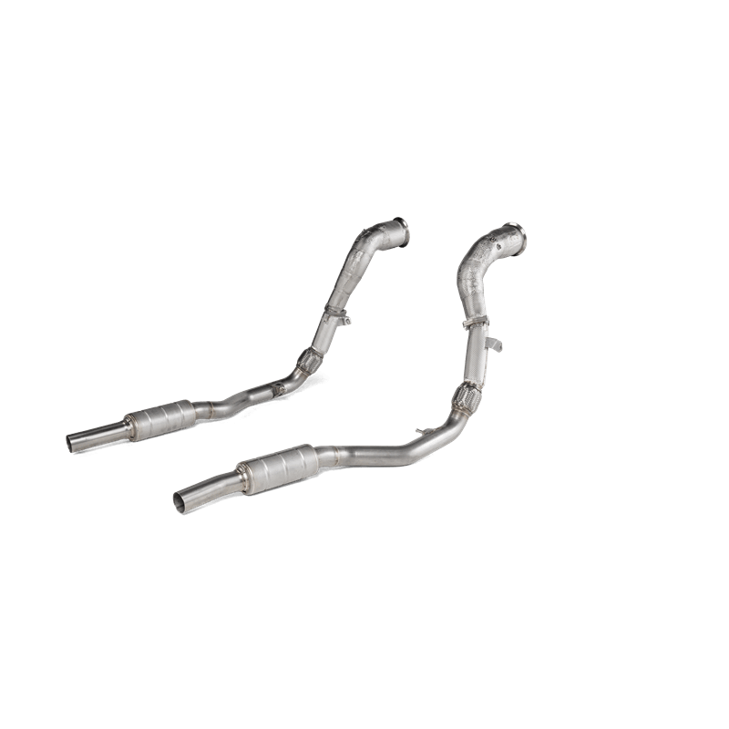 Akrapovic 2020+ Audi RS Q8 (4M) Link Pipe Set (SS) Catted (Excl Models w/5C1 Option Code) Akrapovic Connecting Pipes