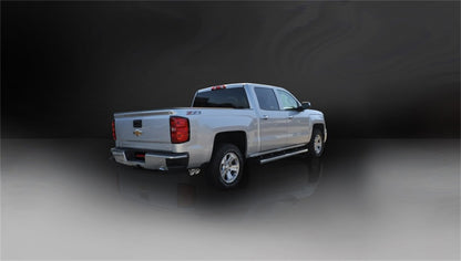 Corsa 14 GMC Sierra/Chevy Silv 1500 Reg. Cab/Long Bed 5.3L V8 Polished Sport Single Side CB Exhaust