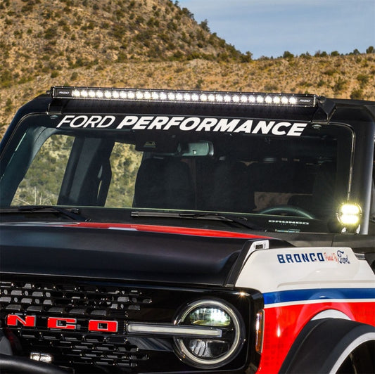 Ford Racing Ford Performance Bronco Windshield Banner - White