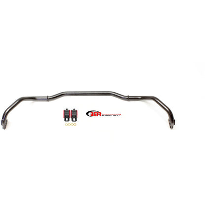 BMR 13-15 5th Gen Camaro Front Hollow 29mm Adj. Sway Bar Kit w/ Bushings - Black Hammertone BMR Suspension Sway Bars