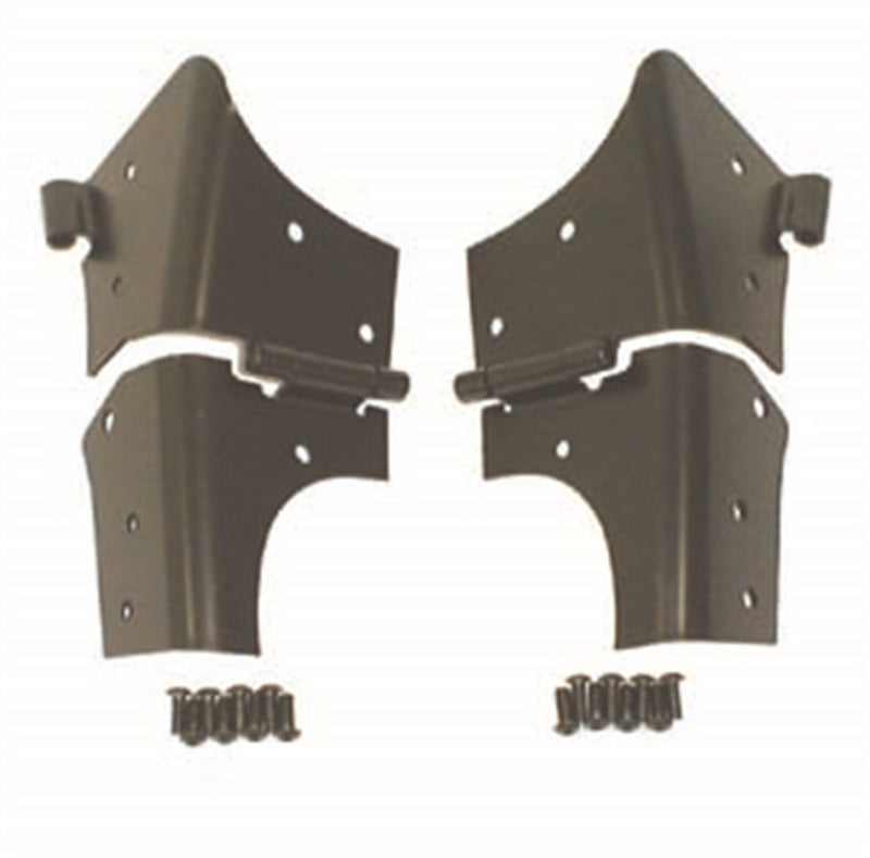 Rugged Ridge 97-06 Jeep Wrangler TJ Black Windshield Hinges Rugged Ridge Hardware - Singles