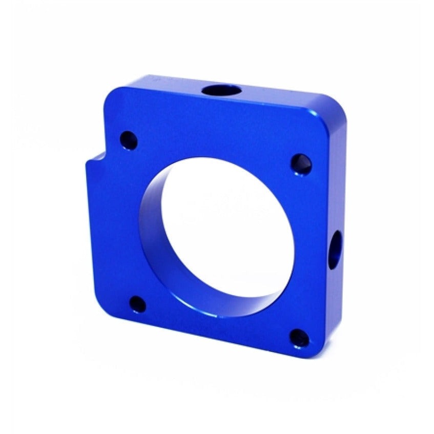 Torque Solution Throttle Body Spacer (Blue) Subaru WRX 2006-2014 / STI 2004-2015 Torque Solution Throttle Body Spacers