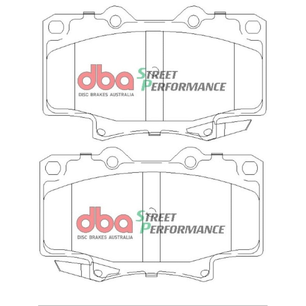 DBA 91-96 Toyota Land Cruiser SP500 Front Brake Pads DBA Brake Pads - Performance