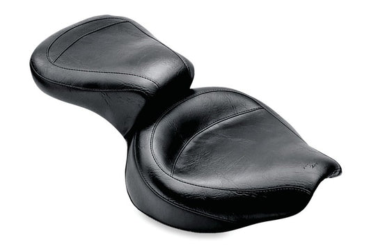 Mustang 58-84 Harley FX/FL Wide Touring 1PC Seat - Black