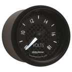 Autometer GT Series 52mm Full Sweep Electronic 8-18 Volts Voltmeter AutoMeter Gauges