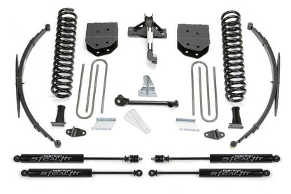 Fabtech 08-16 Ford F250/350 4WD 8in Basic Sys w/Stealth & Rr Lf Sprngs