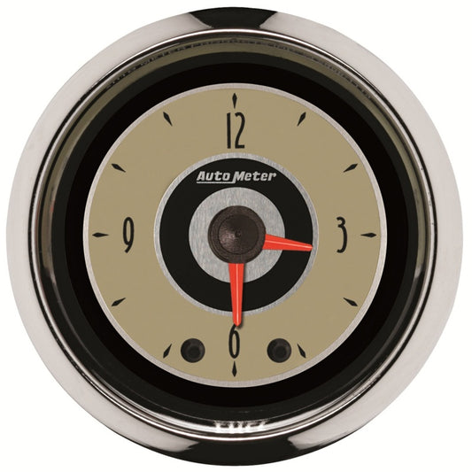 AutoMeter Gauge Clock 2-1/16in. 12HR Analog Cruiser AutoMeter Gauges