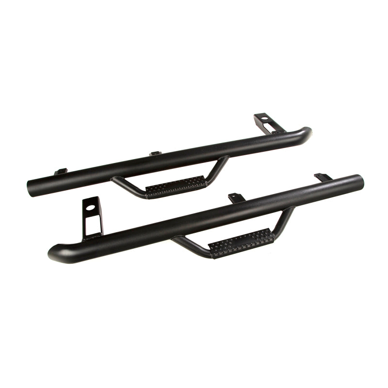 Rugged Ridge Spartan Nerf Bar Textured Black 97-06 Jeep Wrangler TJ Rugged Ridge Nerf Bars