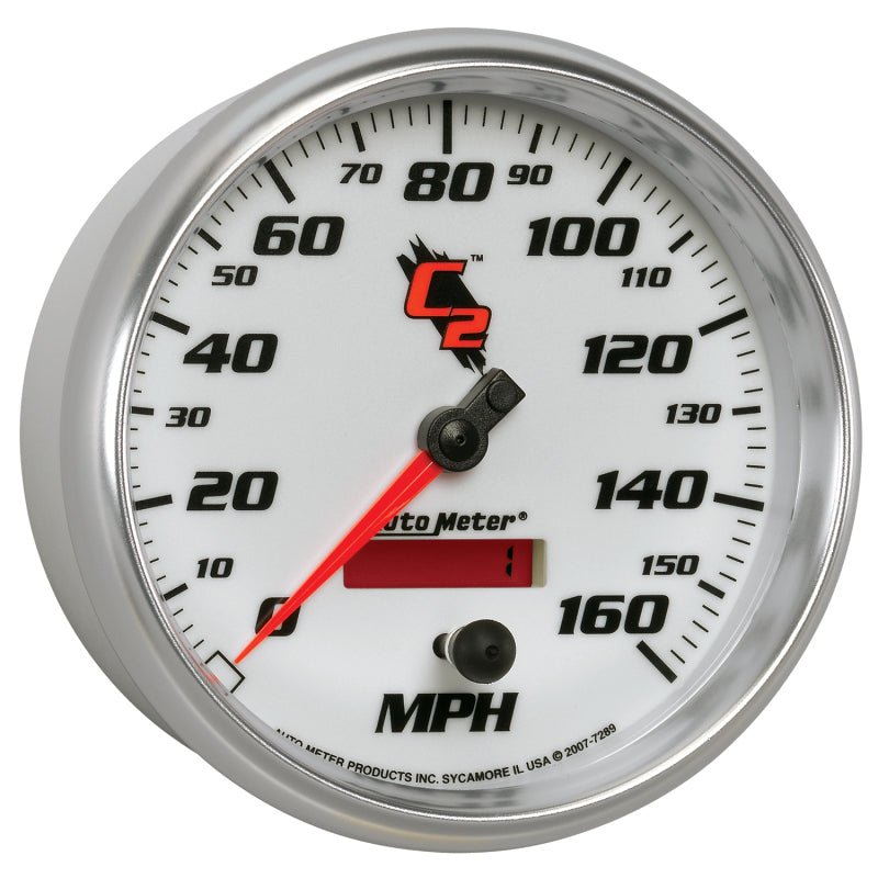 Autometer C2 5 inch 160MPH In-Dash Electronic Programmable Speedometer AutoMeter Gauges