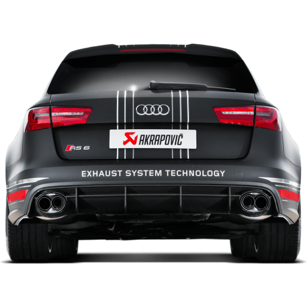 Akrapovic 14-17 Audi RS6 Avant (C7) Evolution Line Cat Back (Titanium) w/ Carbon Tips Akrapovic Catback