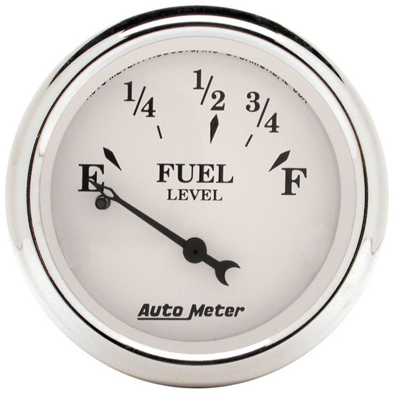 Autometer Old Tyme White 5 Piece Kit (MPH/FUEL/OILP/WTMP/BAT) 59-60 Chevy Car Direct-Fit Dash Kit AutoMeter Gauges