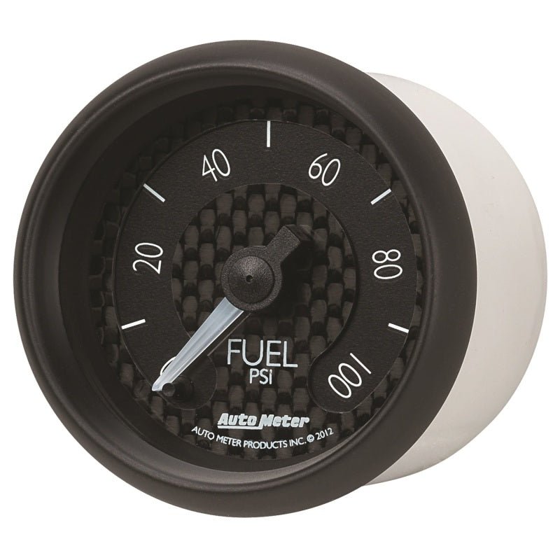 Autometer GT Series 52mm Full Sweep Electronic 0-100 PSI Fuel Pressure Gauge AutoMeter Gauges