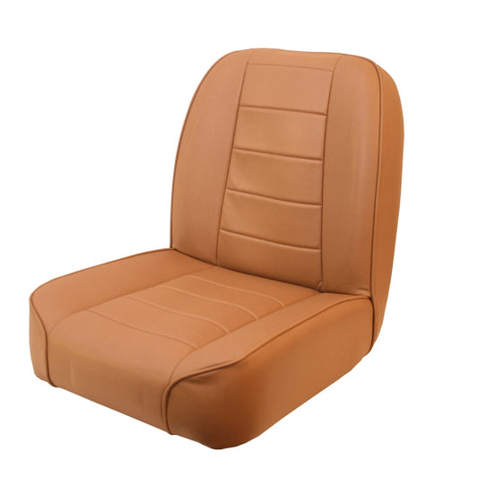 Rugged Ridge Low-Back Front Seat Non-Recline Tan 55-86 CJ Rugged Ridge Seat Brackets & Frames