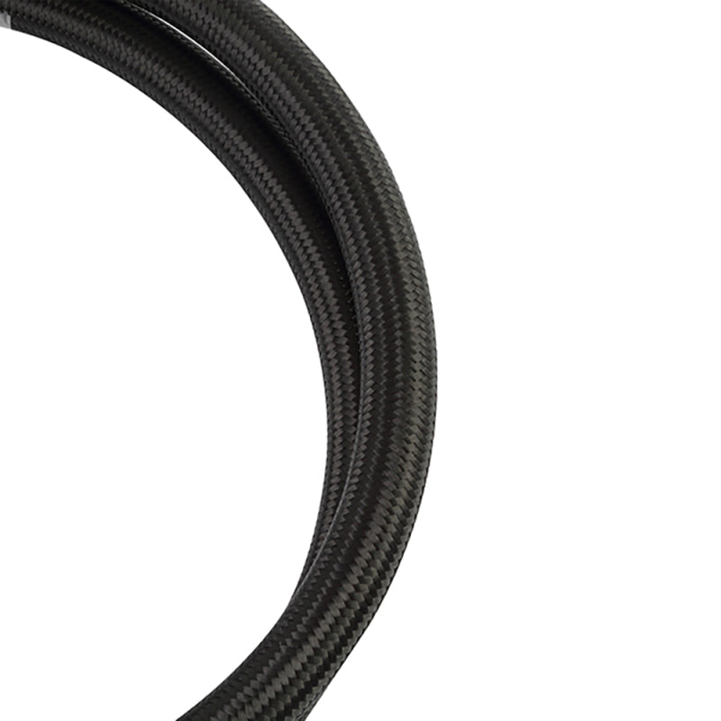 Mishimoto 3Ft Stainless Steel Braided Hose w/ -12AN Fittings - Black Mishimoto Oil Line Kits