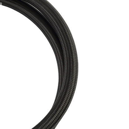 Mishimoto 3Ft Stainless Steel Braided Hose w/ -8AN Fittings - Black Mishimoto Oil Line Kits