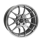 Enkei GTC02 18x9.5 5x114.3 15mm Offset 75mm Bore Hyper Silver Wheel Enkei Wheels - Cast