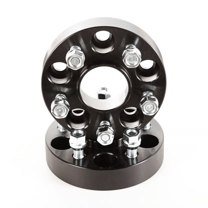 Rugged Ridge Wheel Spacers Black 1.25 inch 15-18 Renegade Rugged Ridge Wheel Spacers & Adapters