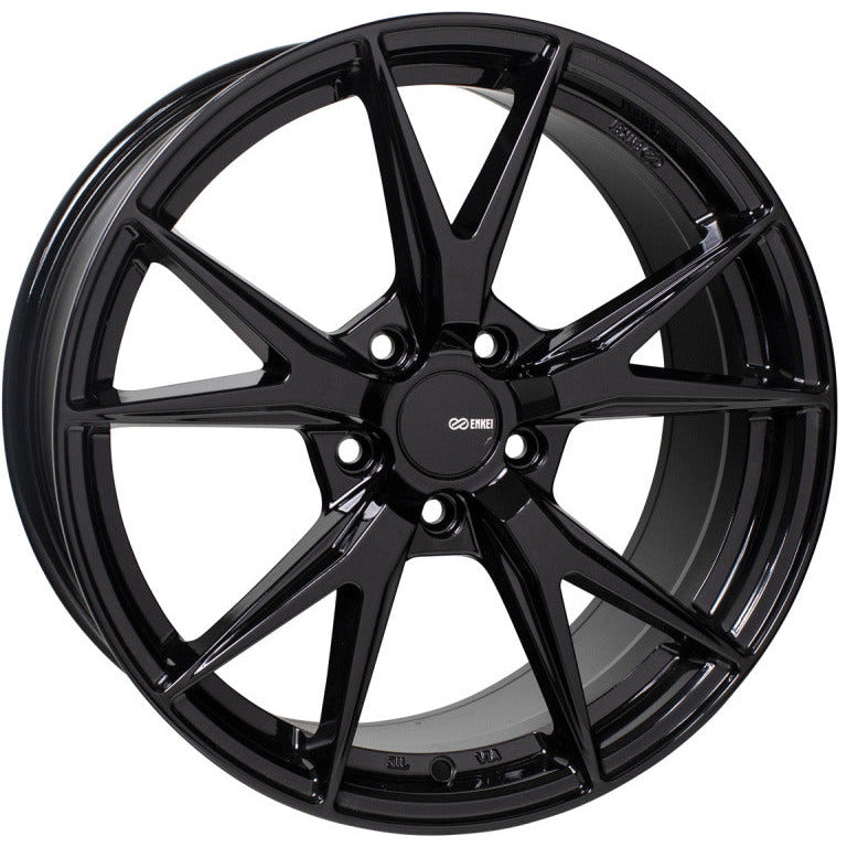 Enkei Phoenix 17x7.5 38mm Offset 5x114.3 72.6mm Bore Gloss Black Wheel Enkei Wheels - Cast