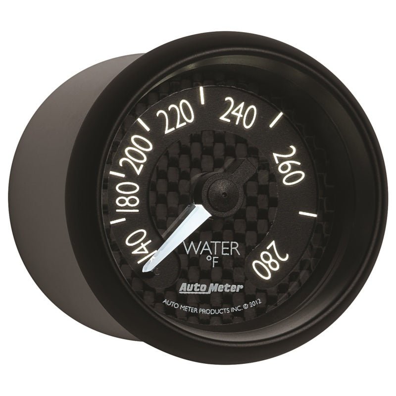Autometer GT Series 52mm Mechanical 140-280 Deg F Water Temperature Gauge AutoMeter Gauges
