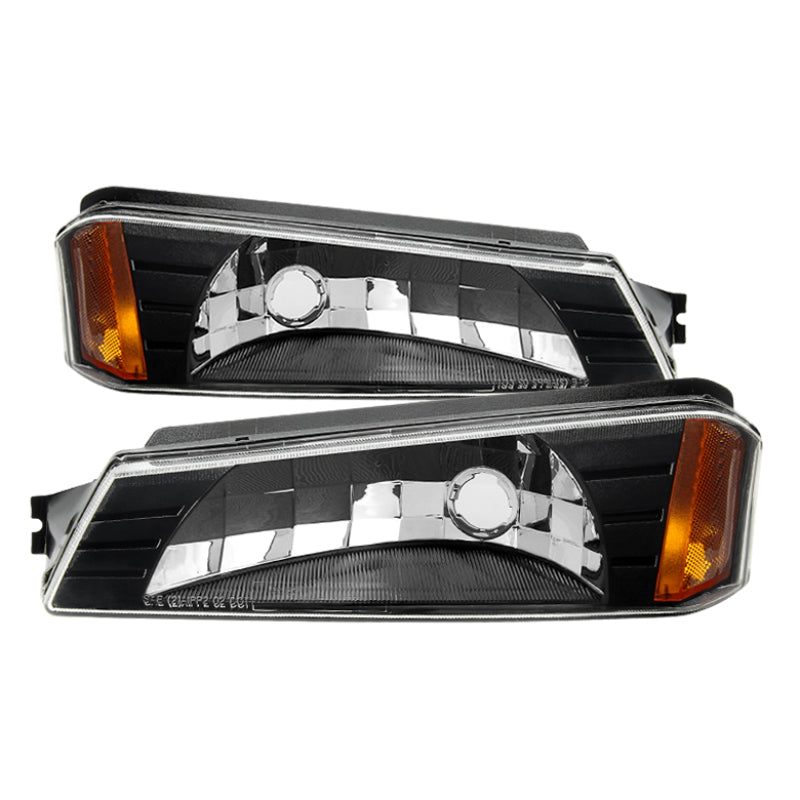 Xtune Chevy Avalanche 1500 2002 OEM Bumper -Black CBL-JH-CAVA02-AM-BK SPYDER Sidemarkers & Indicators