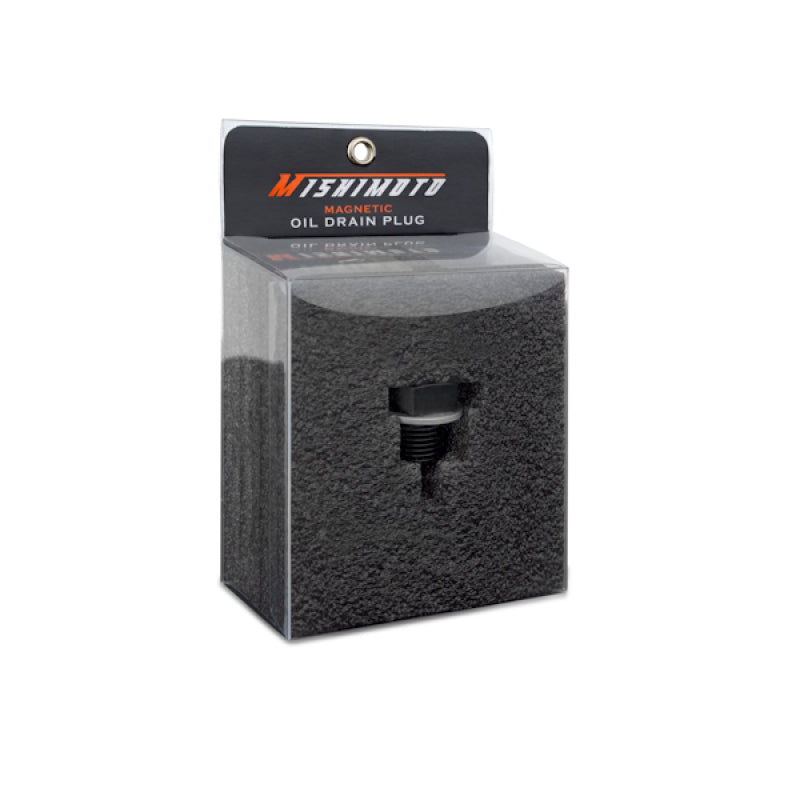 Mishimoto Magnetic Oil Drain Plug M12 x 1.25 Black Mishimoto Drain Plugs