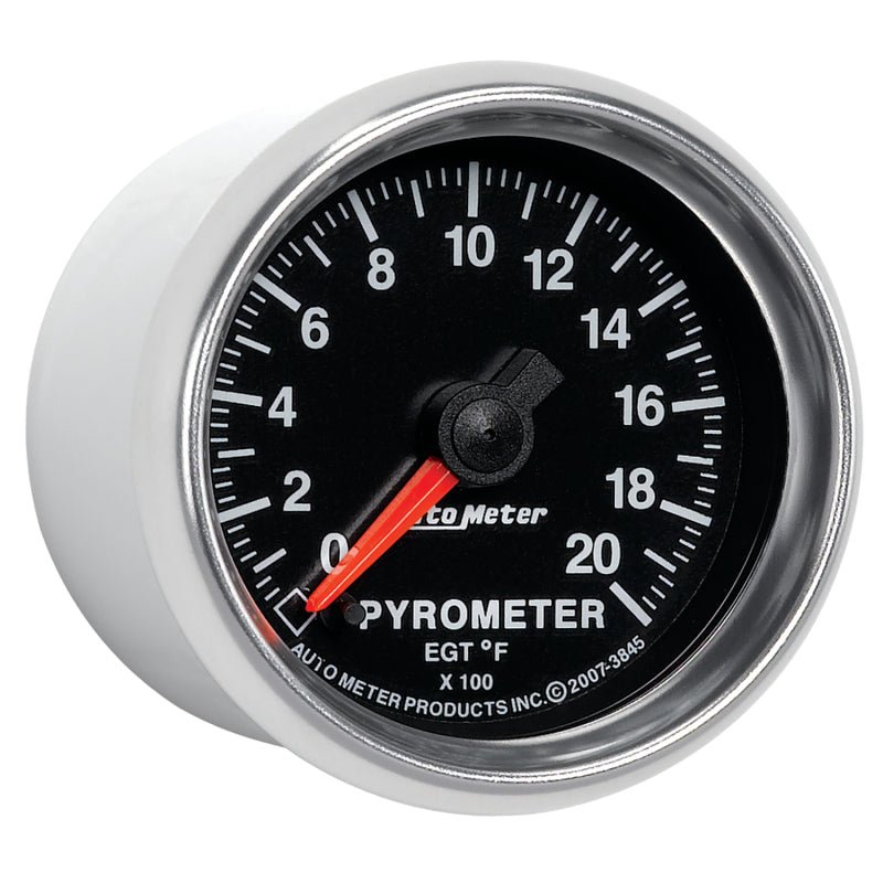 Autometer GS 0-2000 degree F Full Sweep Electronic Pyrometer Gauge AutoMeter Gauges