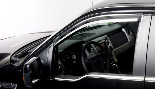 Putco 17-20 Ford SuperDuty - Super Cab w/ Towing Mirrors (ABS Window Trim) Window Trim Accents