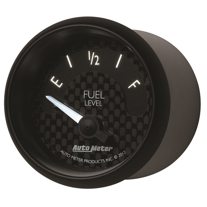Autometer GT Series 52mm Short Sweep Electronic 240-33 ohms Fuel Level (For use w/ 3262) AutoMeter Gauges
