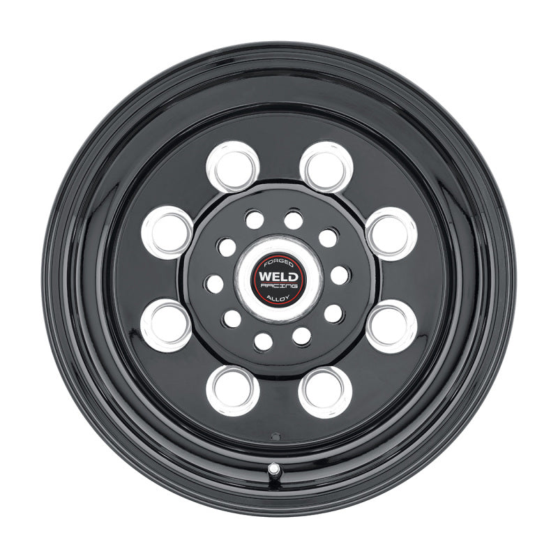 Weld Draglite 15x4 / 5x4.5 & 5x4.75 BP / 1.875in BS Black Wheel - Non-Beadlock Weld Wheels - Forged